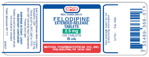Principal Display Panel - 2.5 mg/100 Tablets Label