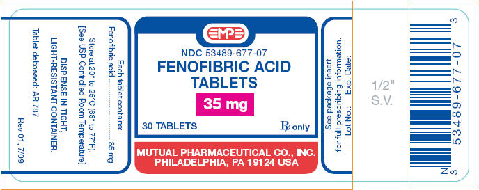 PRINCIPAL DISPLAY PANEL - 35 mg - 30 tablet bottle