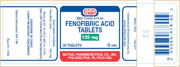 PRINCIPAL DISPLAY PANEL - 105 mg - 90 tablet bottle