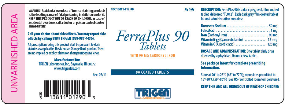 PRINCIPAL DISPLAY PANEL - 90 mg Tablet Bottle