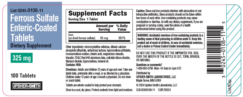 PRINCIPAL DISPLAY PANEL - 325 mg Blister Pack Label