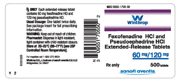 PRINCIPAL DISPLAY PANEL - 60/120 mg Tablet Bottle