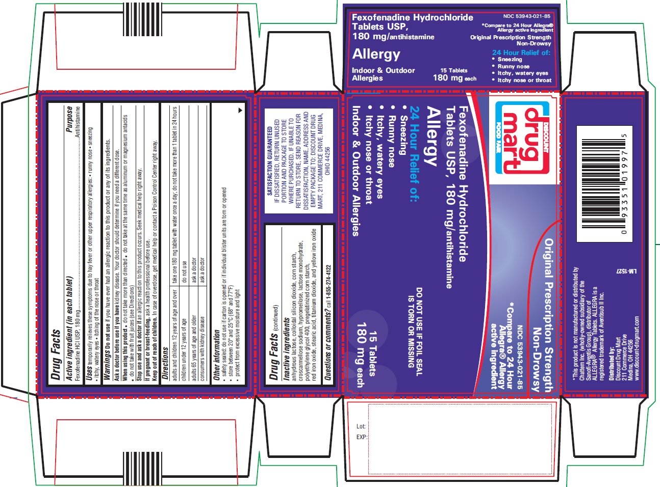 Blistor carton-180 mg-15tablets