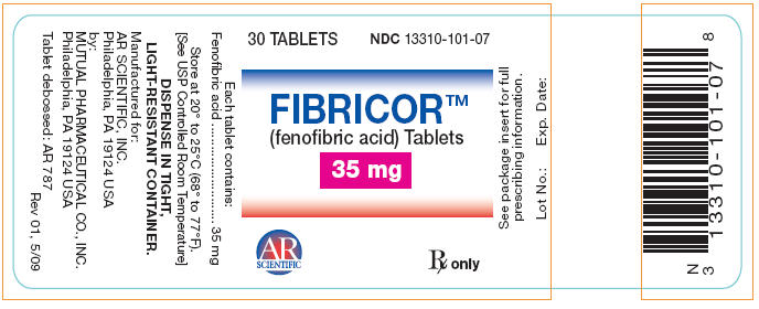PRINCIPAL DISPLAY PANEL - 35 mg - 100 Tablet Bottle Label