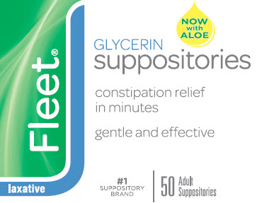 Fleet Glycerin Suppositories 50 ct Jar
