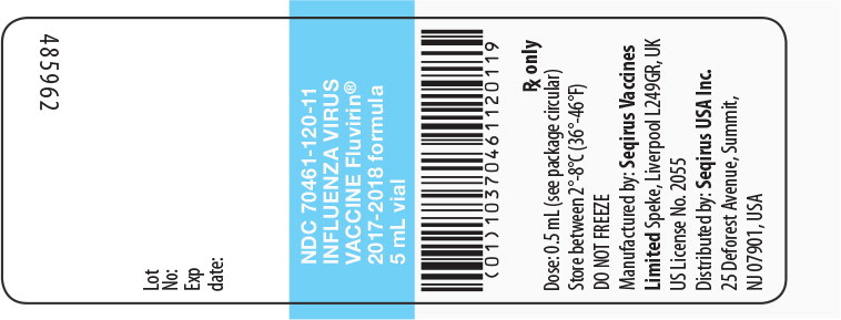 Principal Display Panel - Fluvirin Injection Multi dose Vial Label
