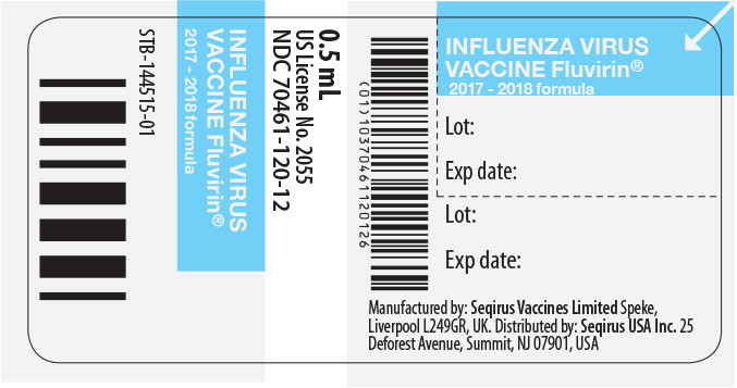 Principal Display Panel - Fluvirin Injection Prefilled Syringes Label
