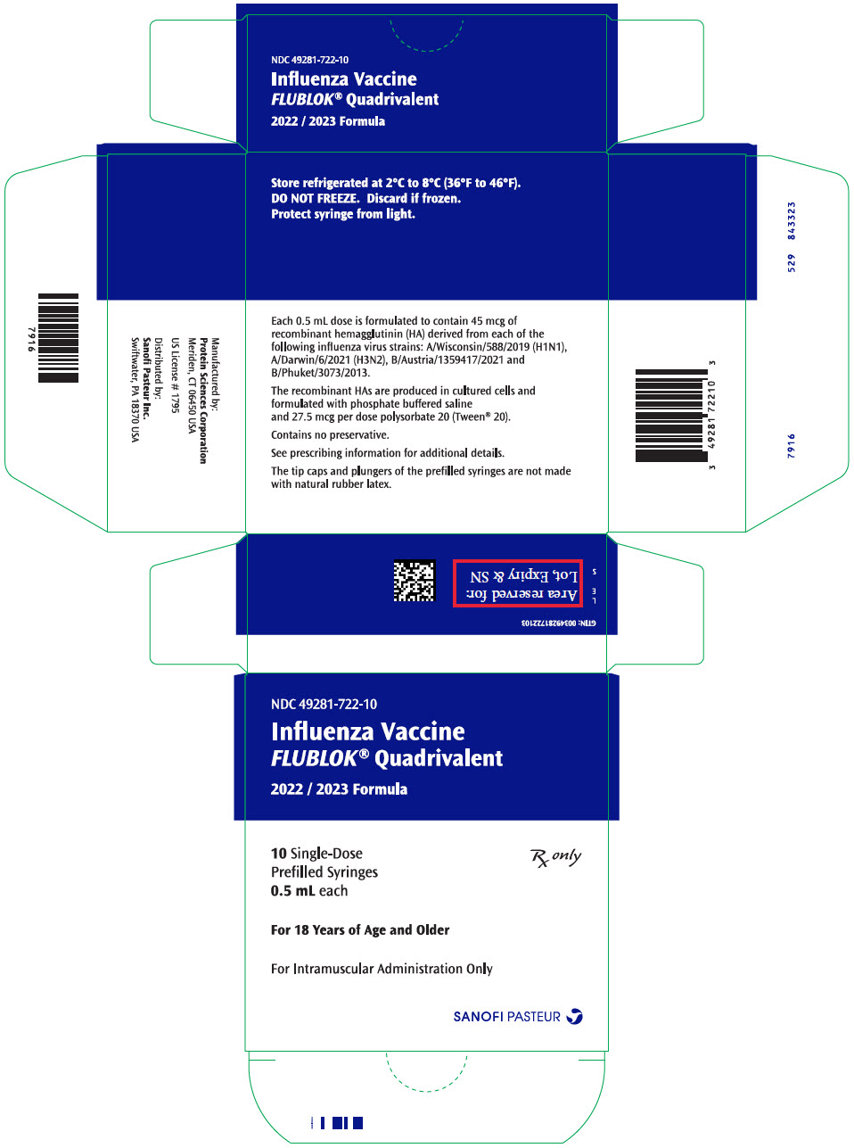 PRINCIPAL DISPLAY PANEL - 0.5 mL Syringe Carton - 7916