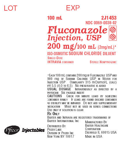 Pfizer Fluconazole Container Label