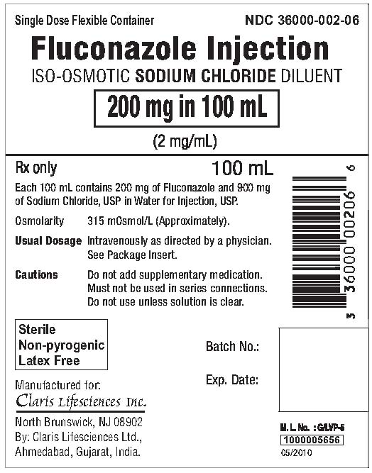 PRINCIPAL DISPLAY PANEL - 200 mg Sodium Chloride Flexible Bag