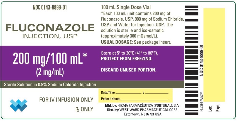 Fluconazole Injection, USP 200 mg/100 mL (2 mg/mL) 100 mL Single Dose Vial