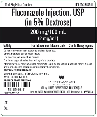 Fluconazole Injection, USP (in 5% Dextrose) 200 mg/100 mL (2 mg/mL) 100 mL Single Dose Container