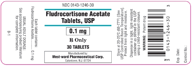 Fludrocortisone Acetate Tablets, USP 0.1 mg/30 Tablets