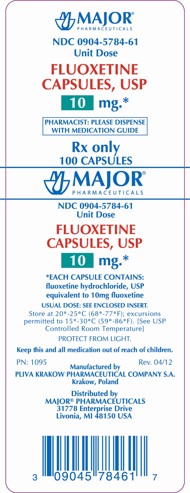 FLUOXETINE CAPSULES, USP 10MG
