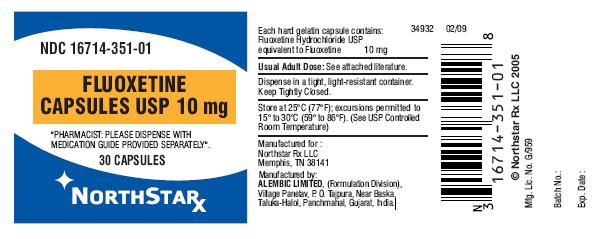 FLUOXETINE-10 mg-30 capsules 