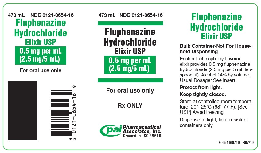 Fluphenazine Hydrochloride Elixir USP - 473 mL Bottle Label