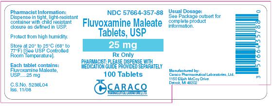 Fluvoxamine-25 mg-100 Tablets