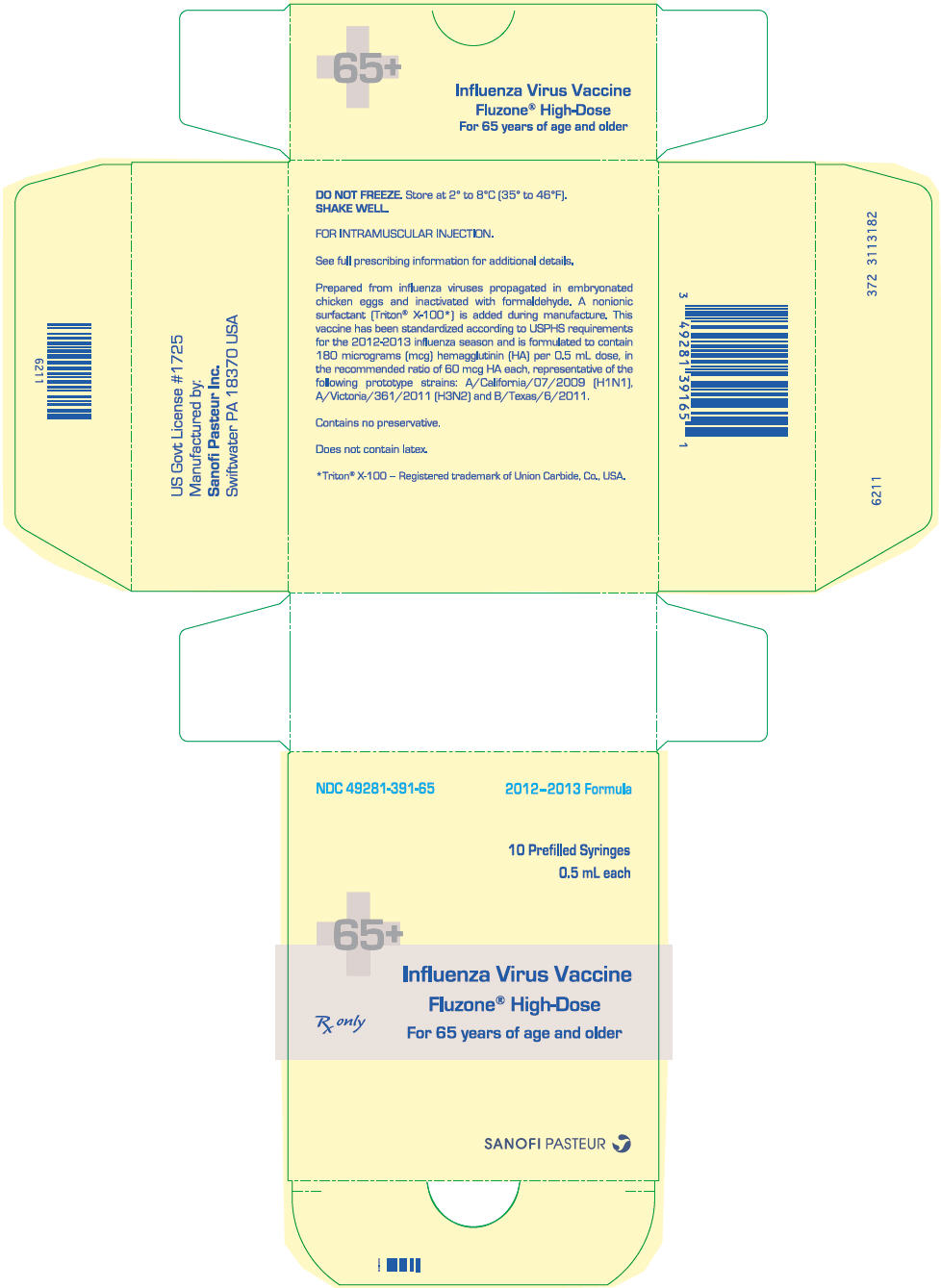 PRINCIPAL DISPLAY PANEL - 0.5 mL Syringe Package
