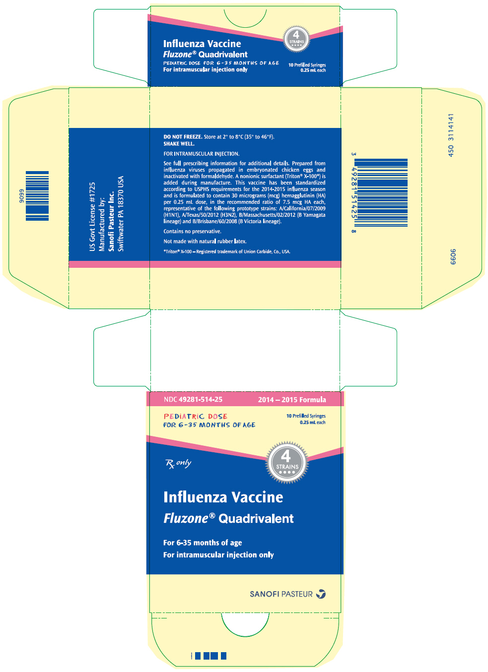 PRINCIPAL DISPLAY PANEL - 10 x 0.25 mL Syringe Package