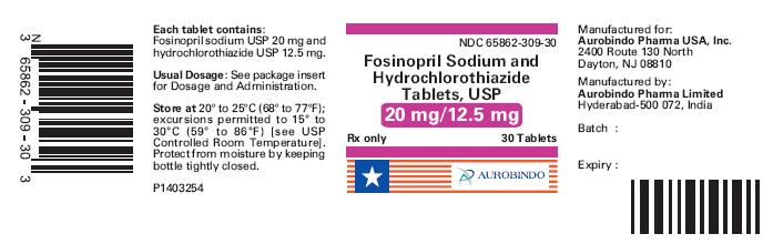 PACKAGE LABEL-PRINCIPAL DISPLAY PANEL - 20 mg/12.5 mg 30 Tablet Bottle
