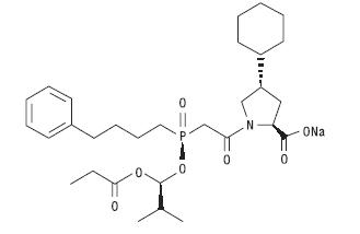 Fosinopril Sodium Chemical Structure