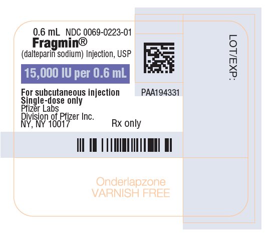 PRINCIPAL DISPLAY PANEL - 0.6 mL Syringe Label-0223