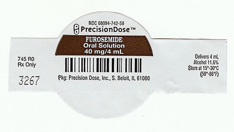 PRINCIPAL DISPLAY PANEL - 40 mg/4 mL Cup Label