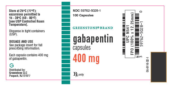 PRINCIPAL DISPLAY PANEL - 400 mg capsule bottle label