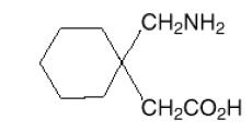 structural formula of gabapentin