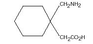 Structural Formula of Gabapentin