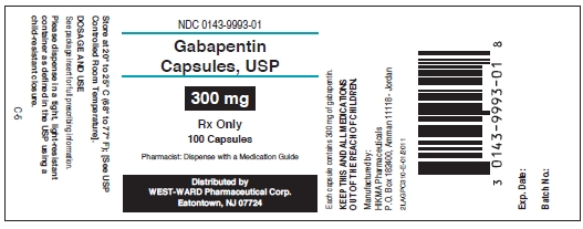Gabapentin Capsules 300 mg/100 Capsules