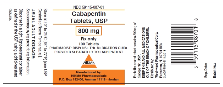 Gabapentin Tablets 800 mg