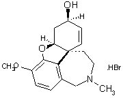 Galantamine Hydrobromide Structural Formula 