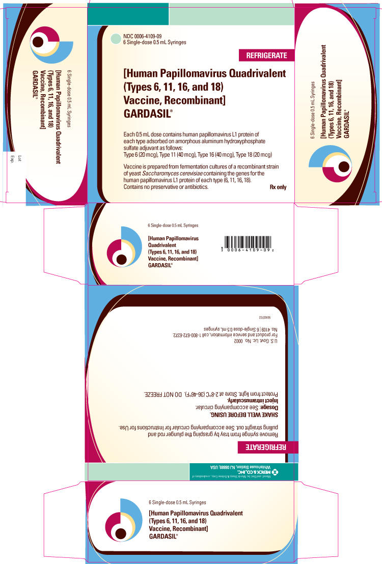 PRINCIPAL DISPLAY PANEL - Carton - 6 Single-Dose 0.5 mL Syringes
