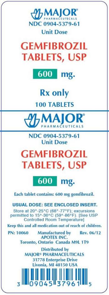 Gemfibrozil 600 mg Tabs
