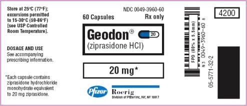 Principal Display Panel - 20 mg Label