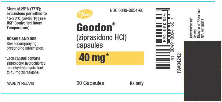 Principal Display Panel - 40 mg Capsule Bottle Label