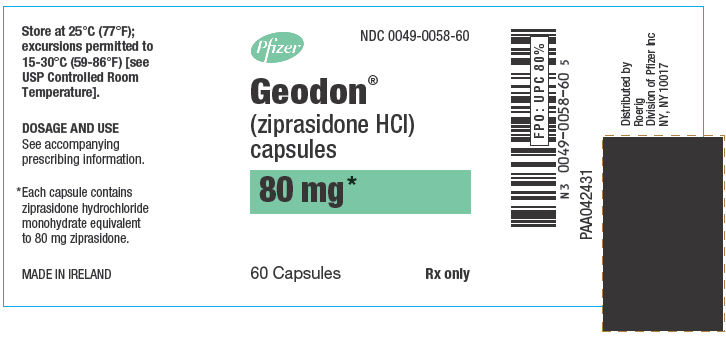Principal Display Panel - 80 mg Capsule Bottle Label