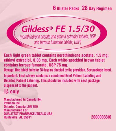 This is an image of the carton for Gildess FE 1.5/30.