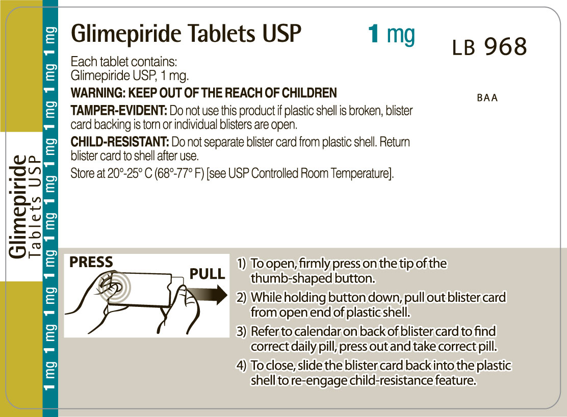 Glimepiride 2mg Label