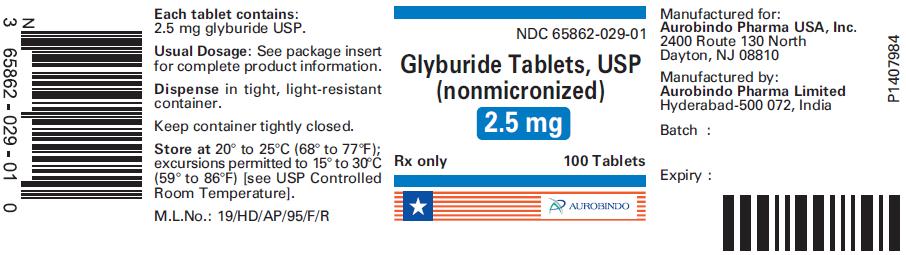 PACKAGE LABEL-PRINCIPAL DISPLAY PANEL - 2.5 mg (100 Tablet Bottle)