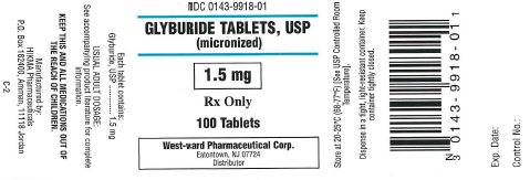 Glyburide Tablets, USP
1.5 mg/100 Tablets