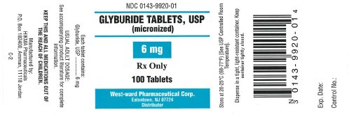 Glyburide Tablets, USP
6 mg/100 Tablets