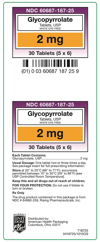 2 mg Glycopyrrolate Carton