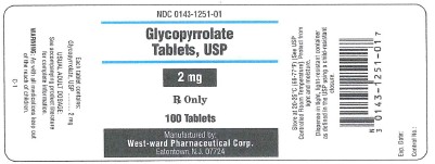 Glycopyrrolate Tablets, USP 2 mg