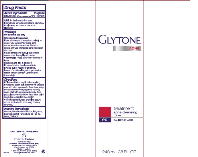 Glytone Acne Cleansig Toner Carton