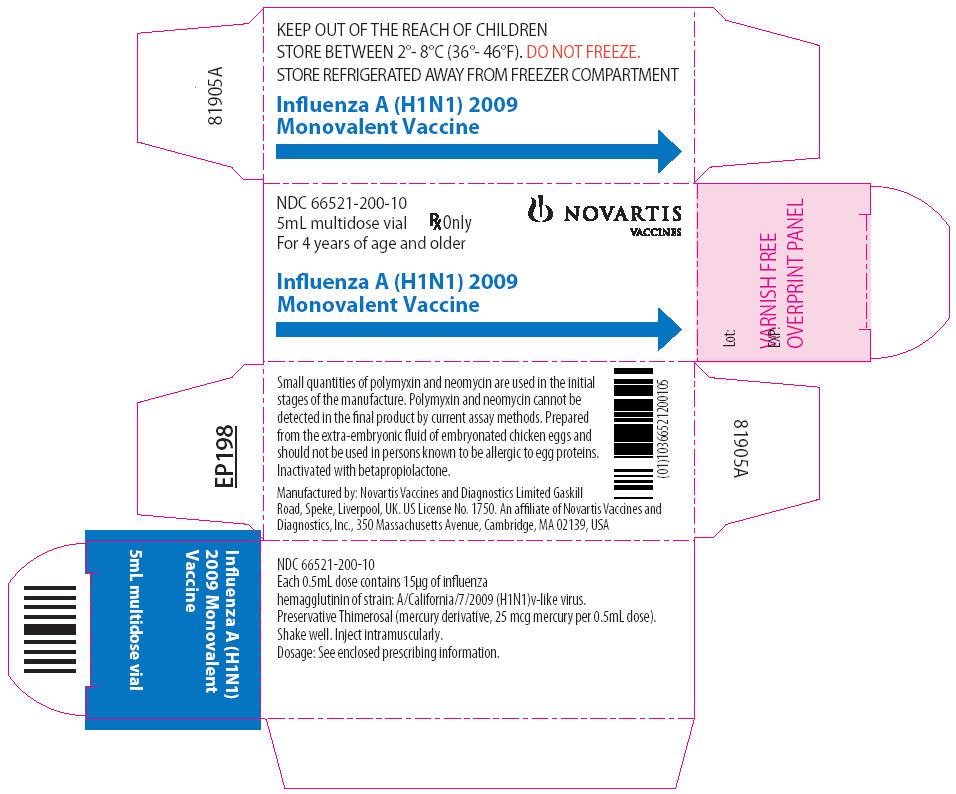 carton label, multidose vial