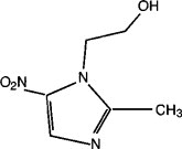 Metronidazole Structural Formula
