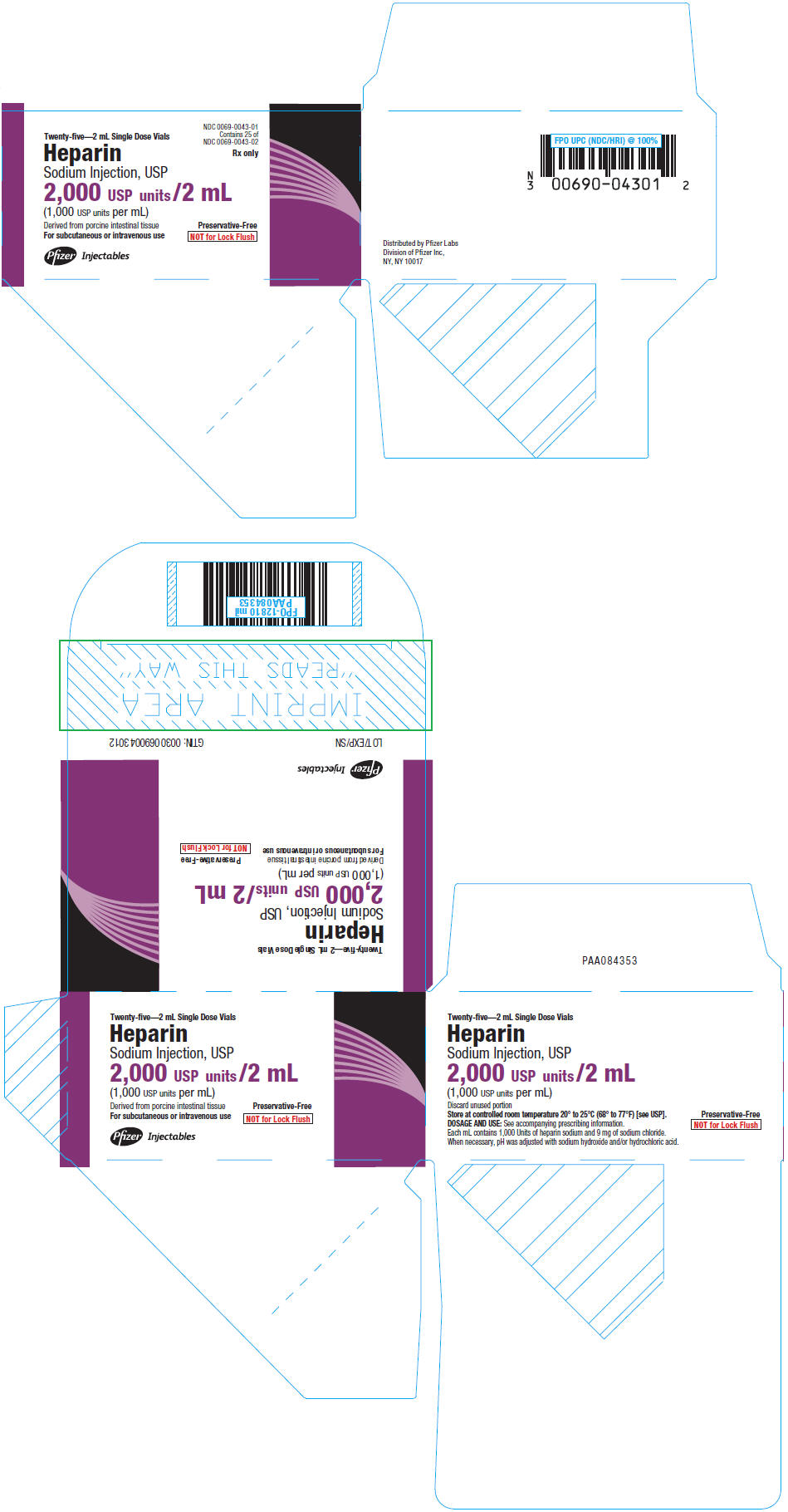 PRINCIPAL DISPLAY PANEL - 2 mL Single Dose Vial Carton