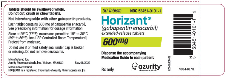 PRINCIPAL DISPLAY PANEL - 600 mg Tablet Bottle Label